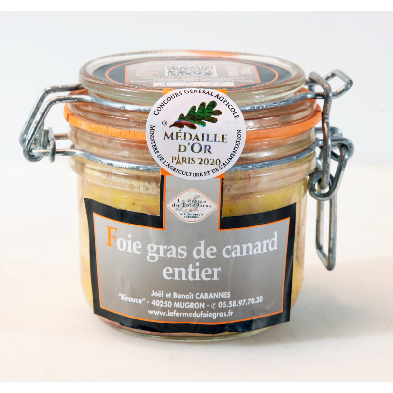 Lot de 3 bocaux de foie gras entier de 200 gr (Profitez en !) - La  Ferme du Foie Gras