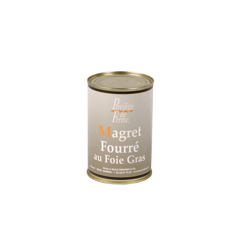 Magret fourré au foie gras